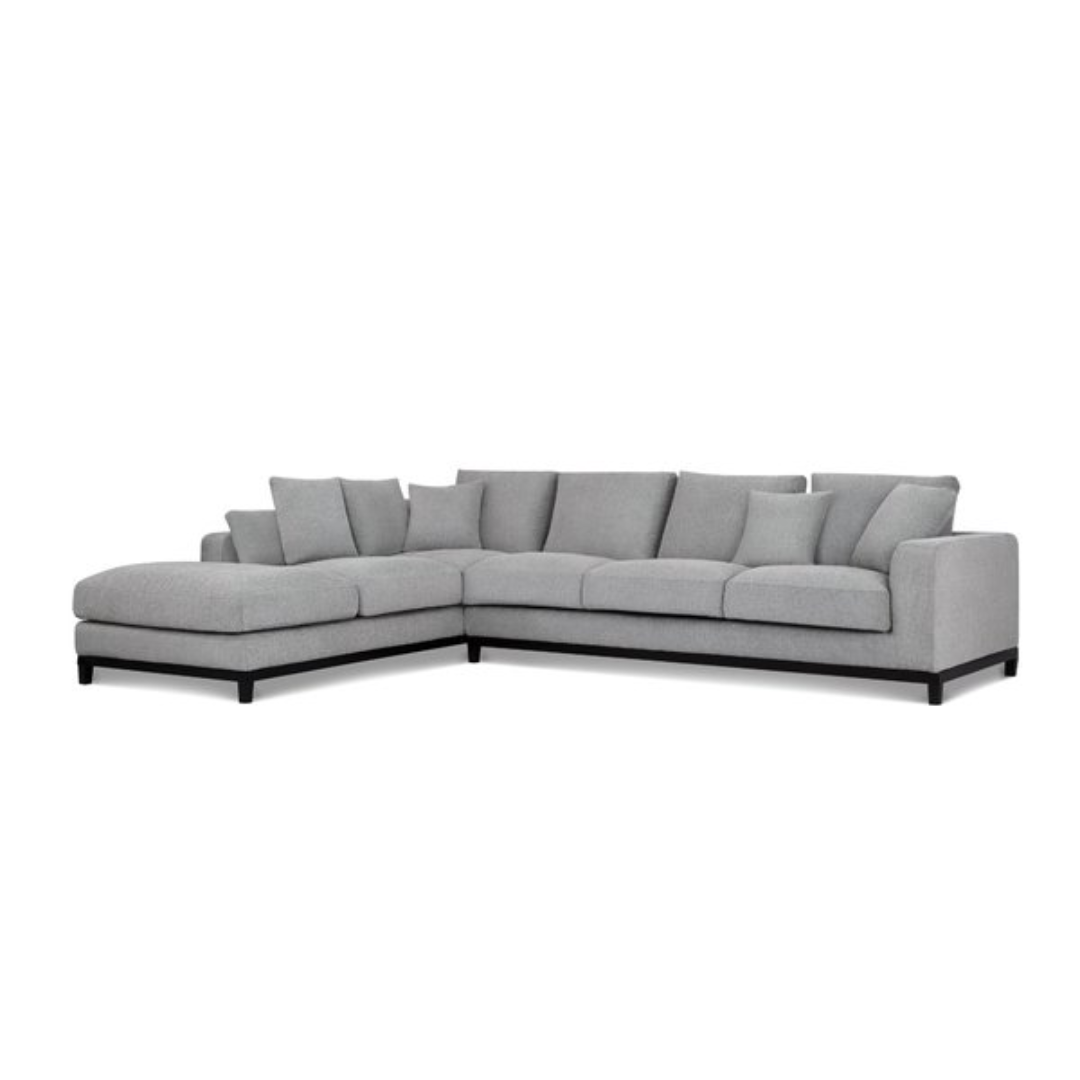Ika Sectional Sofa Modern L Shape Fabric Couch Comfortable Living Room Furniture