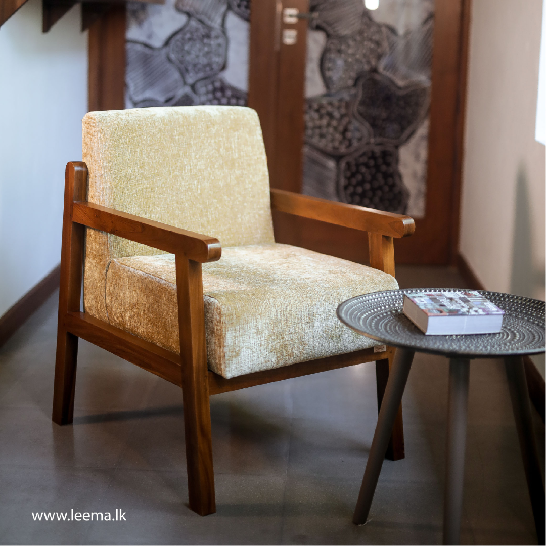 Leema Arm Chair Premium Comfort Seating with Elegant Design for Home and Office Interiors