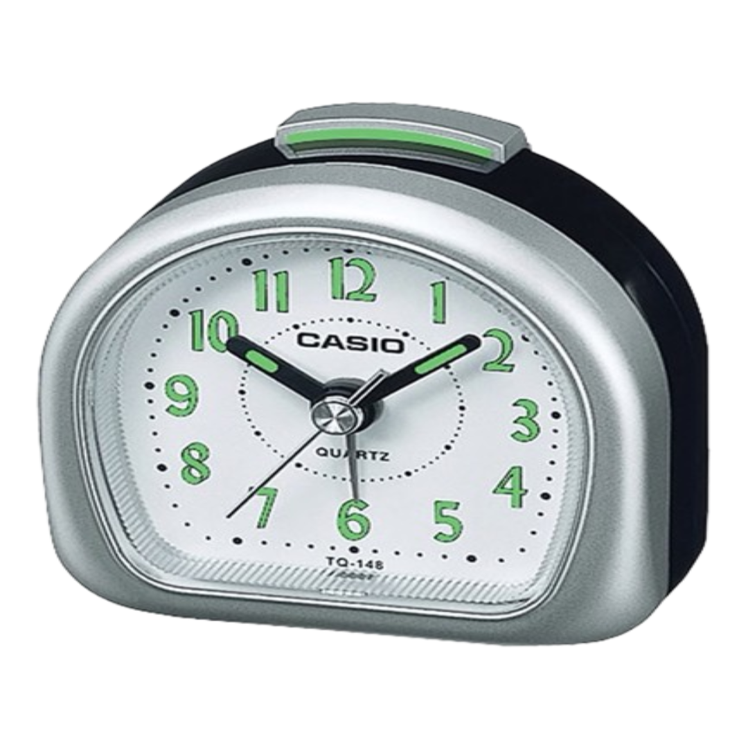 Alarm Clock TQ-140-1BDF Digital Table Clock with Clear Display and Reliable Daily Time Alarm