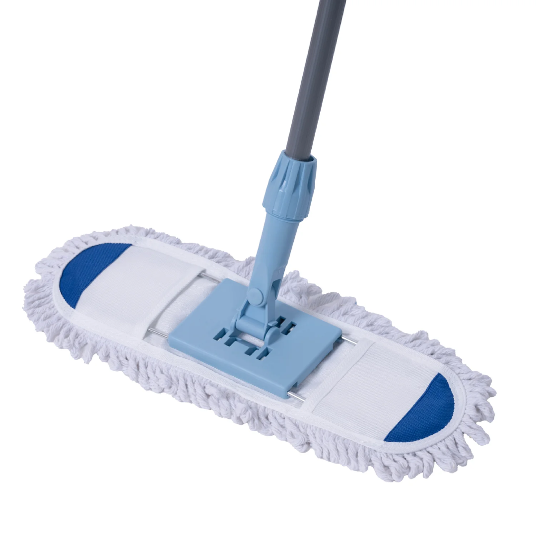 Cotton Flat Mop 40CM Wide Cleaning Head for Floor Dusting Mopping and Easy Home Maintenance