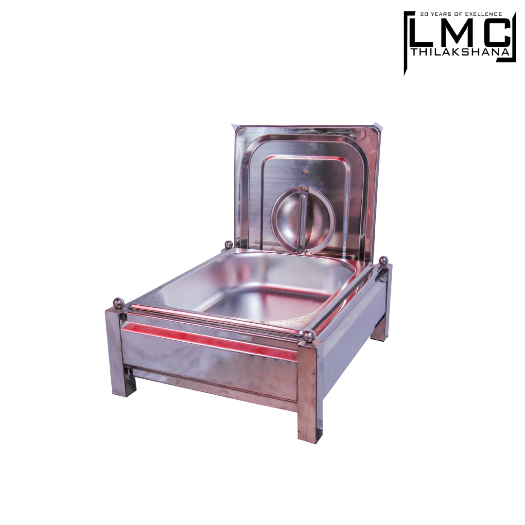 Stainless Steel Chafing Dishes Medium Size Buffet Warmer Set for Catering Events and Banquets