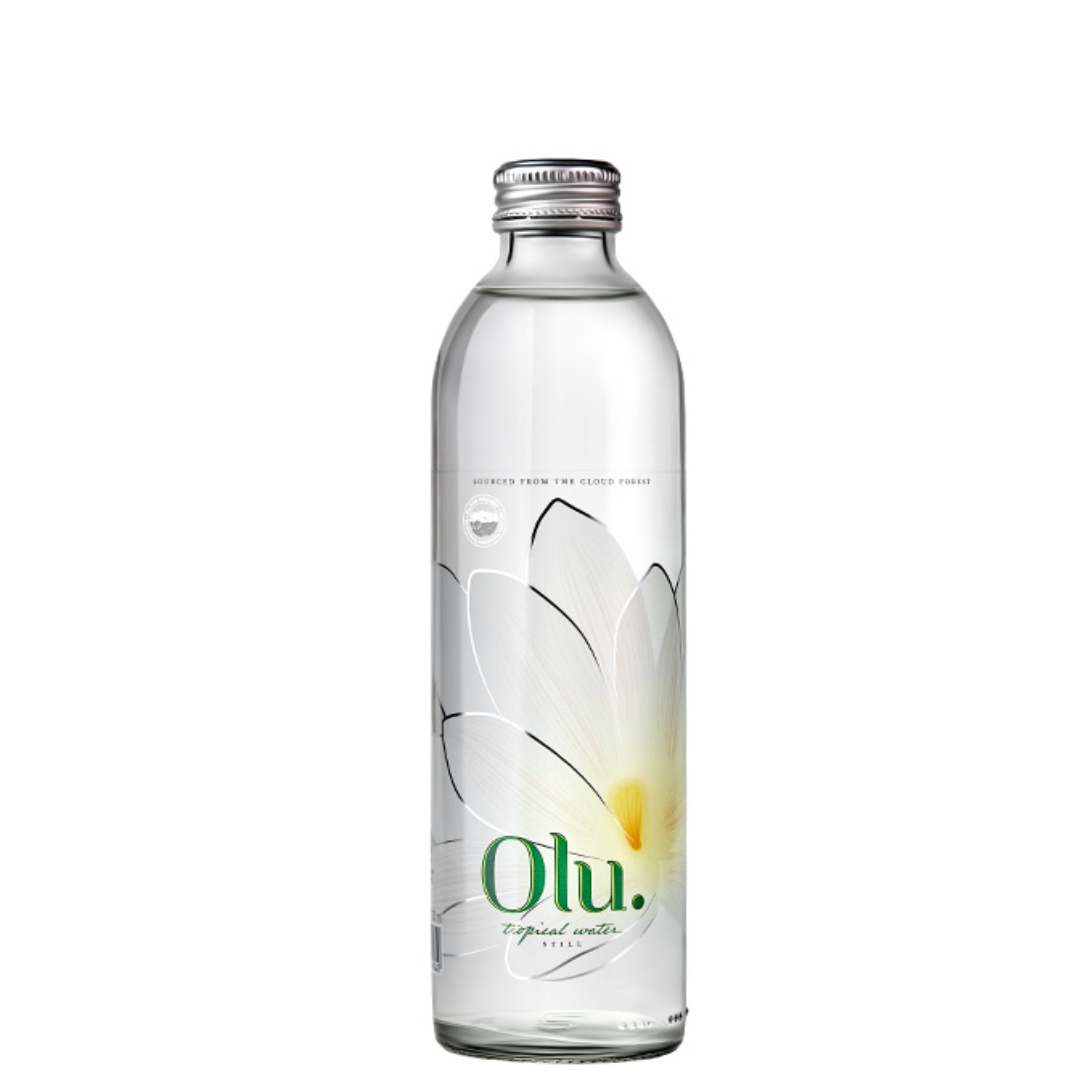 Olu Tropical Still Mineral Water 330ml Glass Bottles Case – Premium Natural Drinking Water Pack