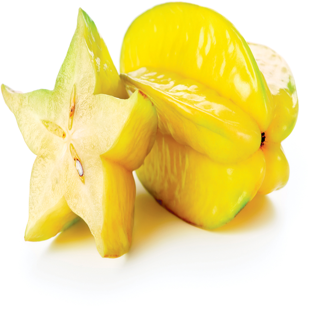 Averrhoa Carambola Star Fruits Fresh Tropical Star Fruit Sweet Sour Exotic Healthy Frui