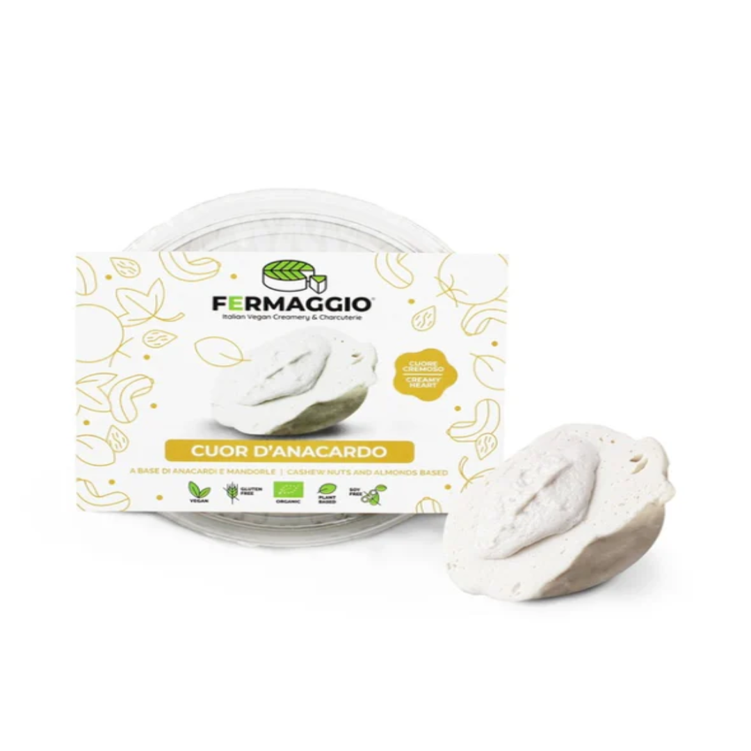 Cashew Heart Vegan Burrata Cheese Dairy Free Plant Based Creamy Cheese Alternative Healthy Choice