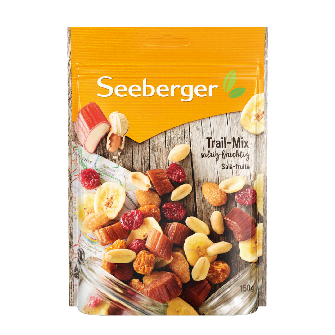 Seeberger Gourmet Trail Mix 150g Premium Healthy Nuts and Dried Fruits Snack for Energy Boost