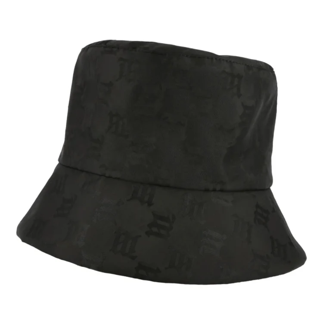 Nylon Monogram Bucket Hat Trendy Fashion Headwear Lightweight Stylish Outdoor Casual Hat