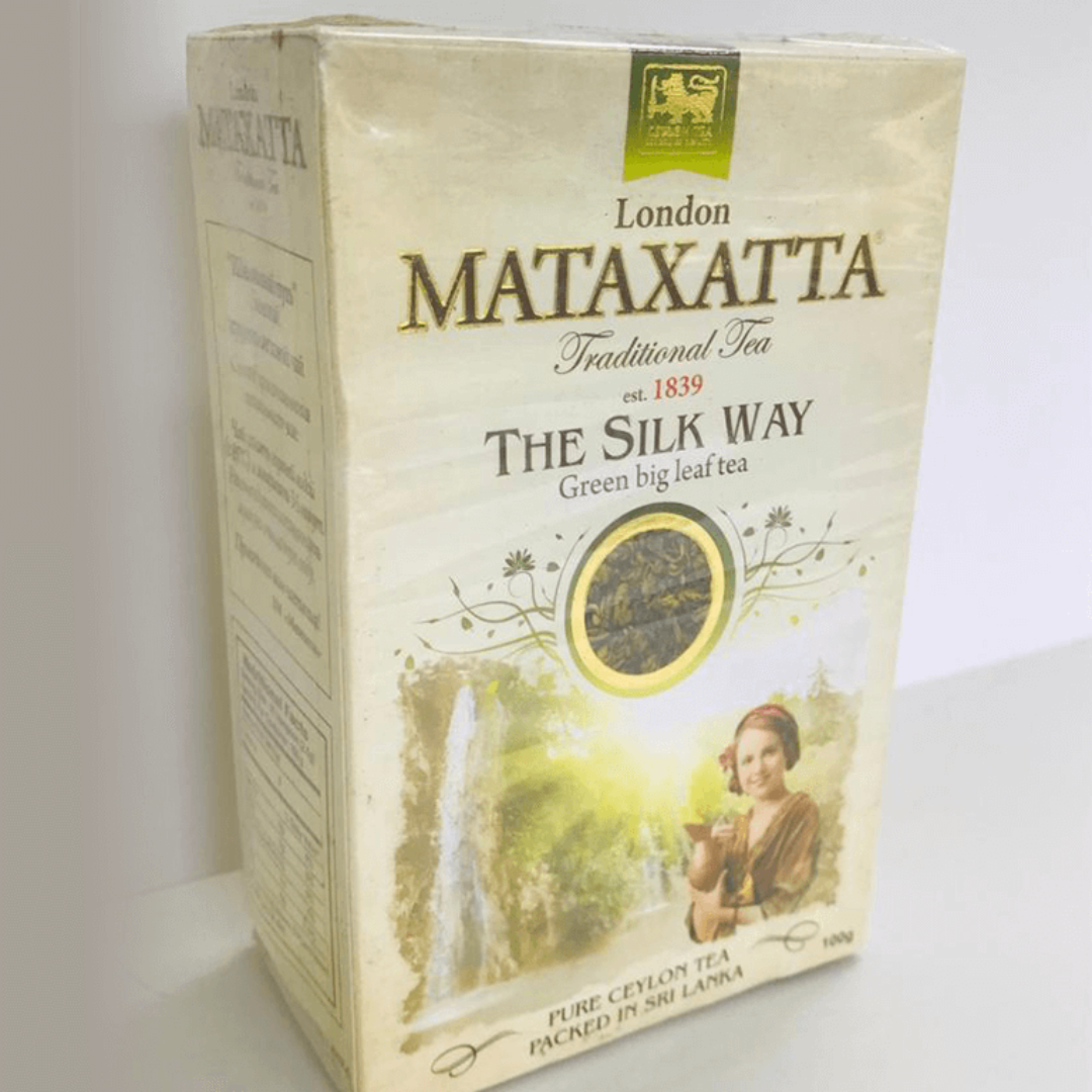 The Silk Way Green Big Leaf Tea Natural Antioxidant Rich Loose Leaf Tea for Healthy Lifestyle