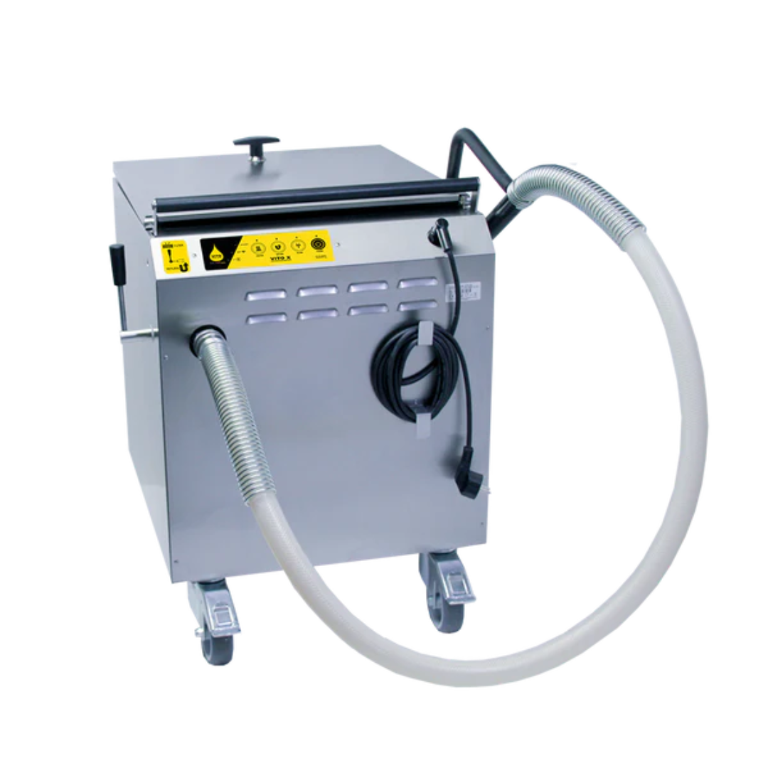 VITO XS Fryer Oil Filter Compact High Performance Oil Filtration System for Small Commercial Use
