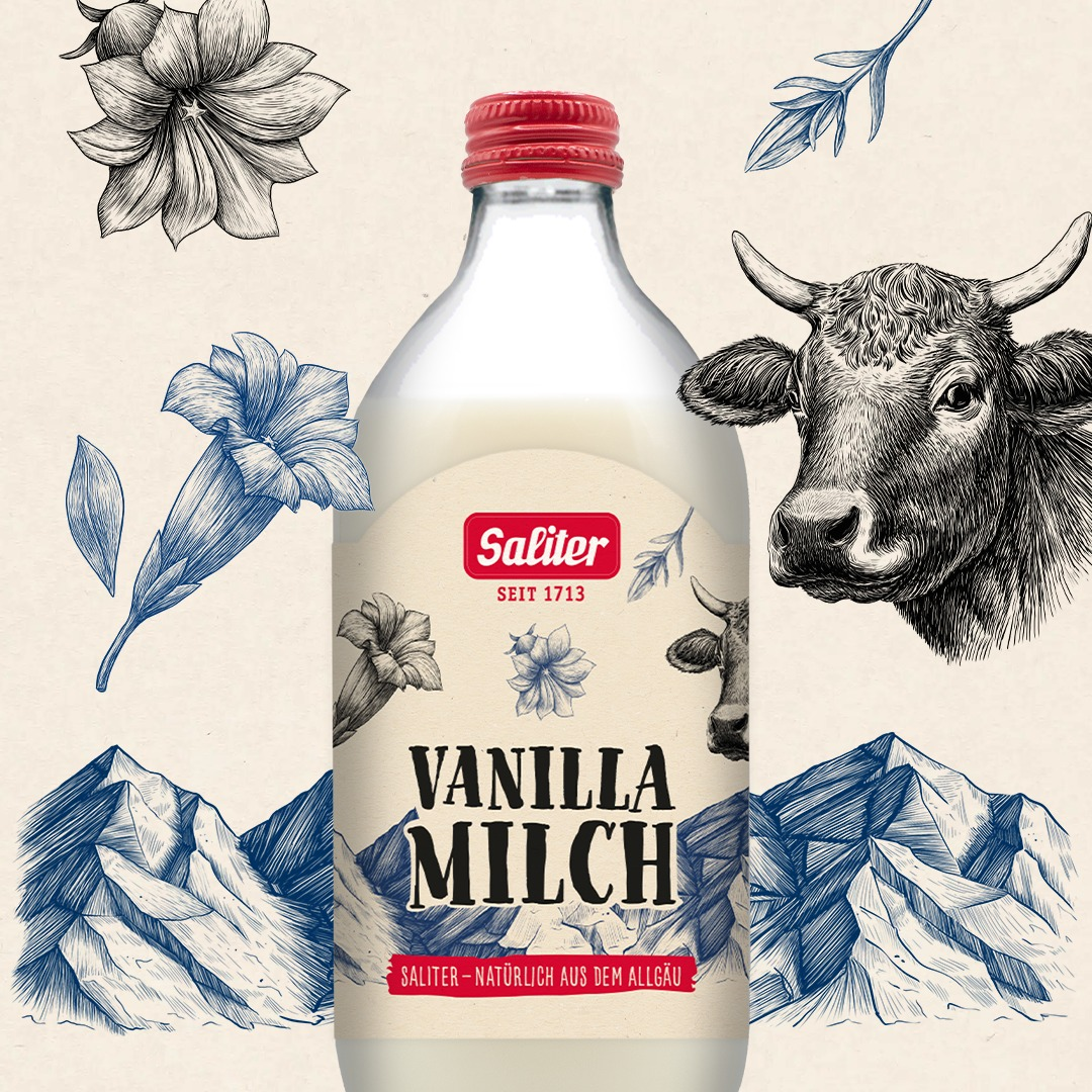 Vanilla Milk Flavored Dairy Drink Sweet Creamy Taste Nutritious Beverage for Kids and Adults