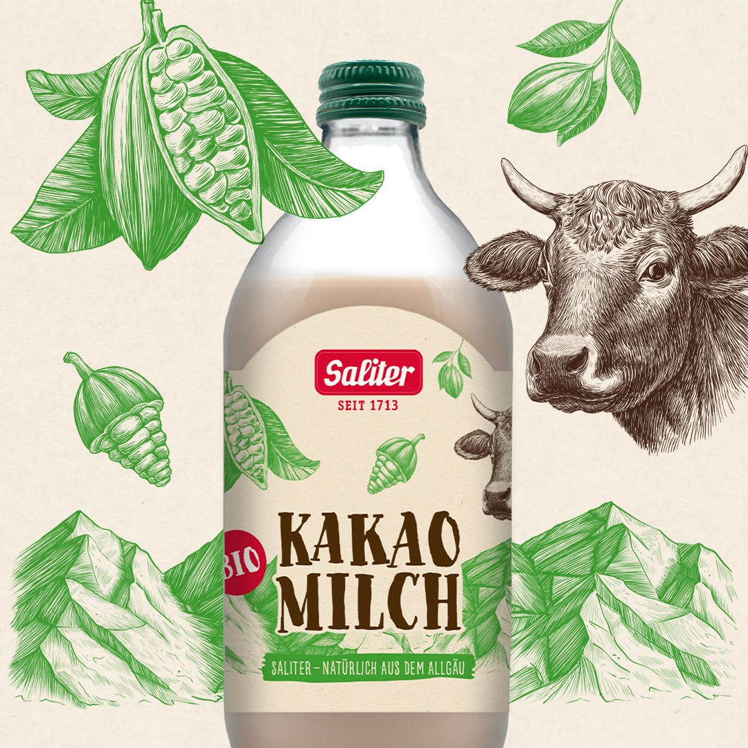Organic Cocoa Milk Premium Chocolate Flavored Organic Dairy Drink Rich Taste Healthy Beverage
