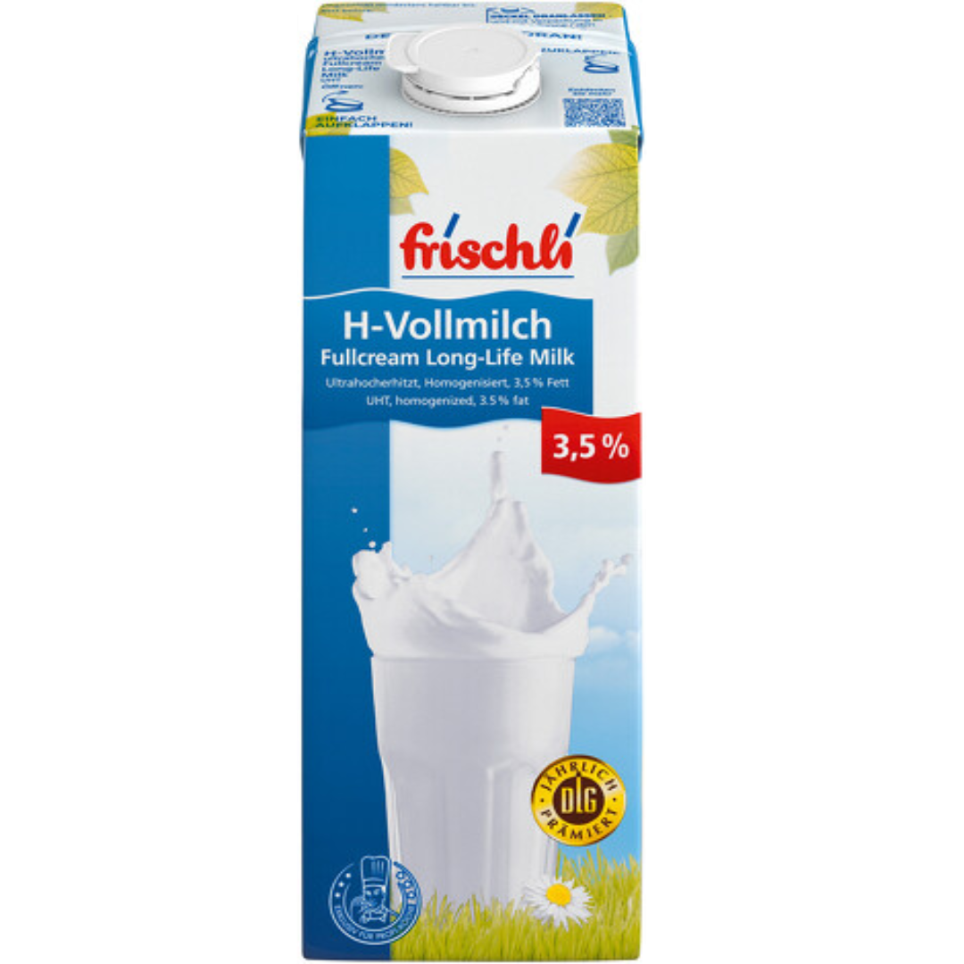 UHT Whole Milk 3.5% Long Life Dairy Milk Rich Taste Shelf Stable Convenient Healthy Drink