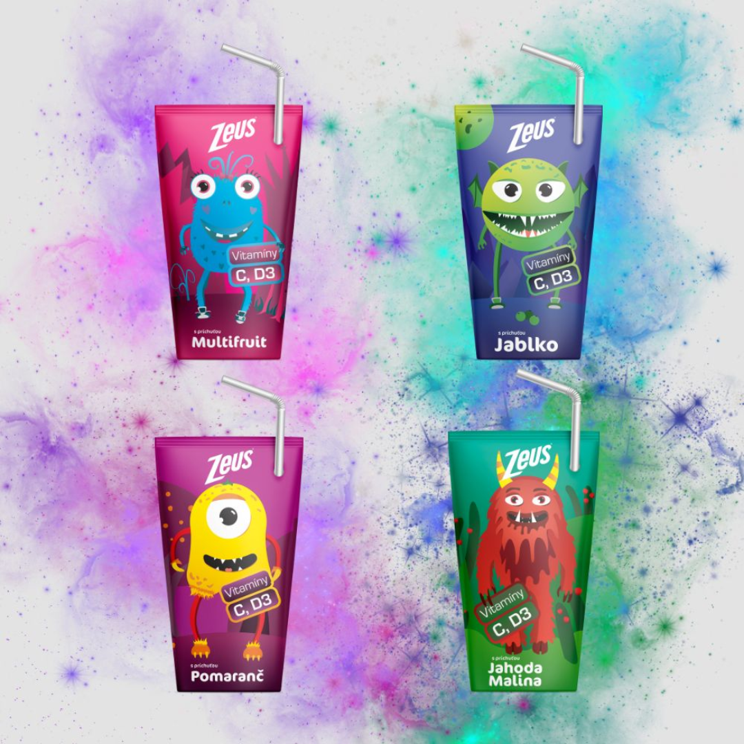 Zeus Kids Drink Healthy Fruit Beverage for Children Enriched with Vitamins Tasty Drink Option
