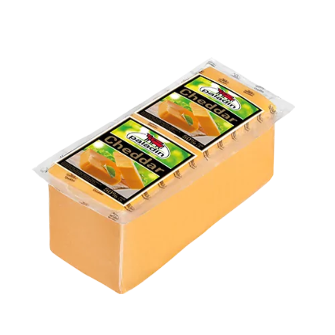 Paladin Cheddar Cheese 50% Approx 3.3 Kg Red Bread Cheese Block Rich Taste Premium Quality