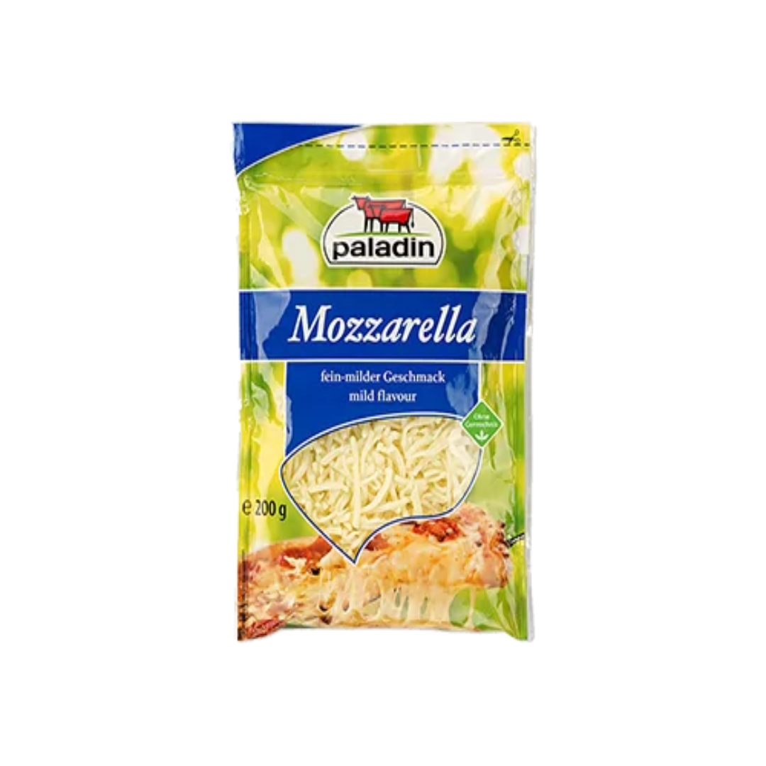 Paladin Mozzarella Cheese 45% 200g Grated Fresh Cheese for Pizza Pasta Cooking oGT VLOG