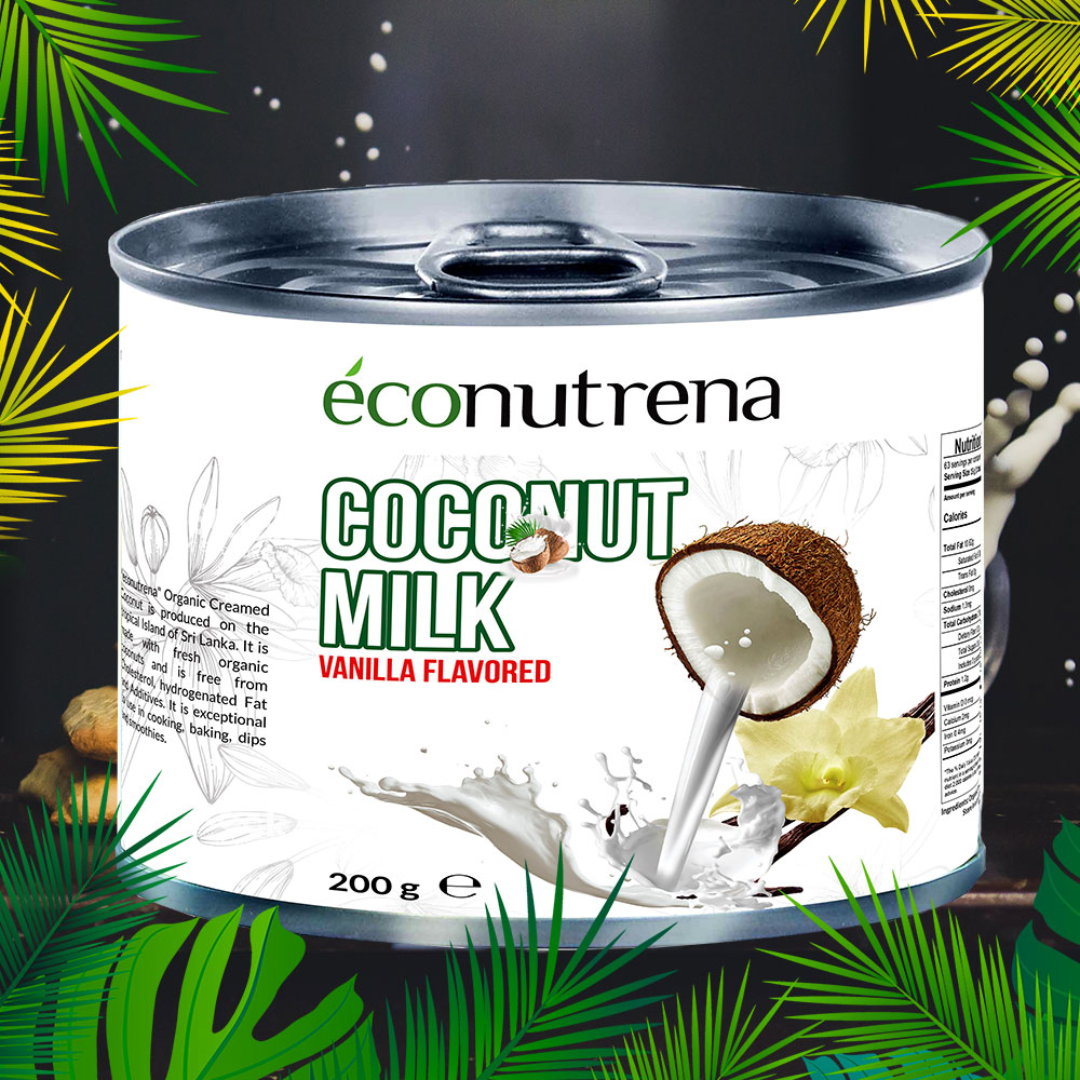 Condensed Coconut Milk Vanilla Sweet Creamy Coconut Milk Dessert Topping Premium Quality