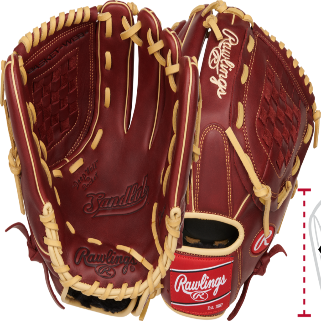 Baseball Leather Gloves Sandlot S1200BSH Durable Sports Gloves High Performance Fielding Gear
