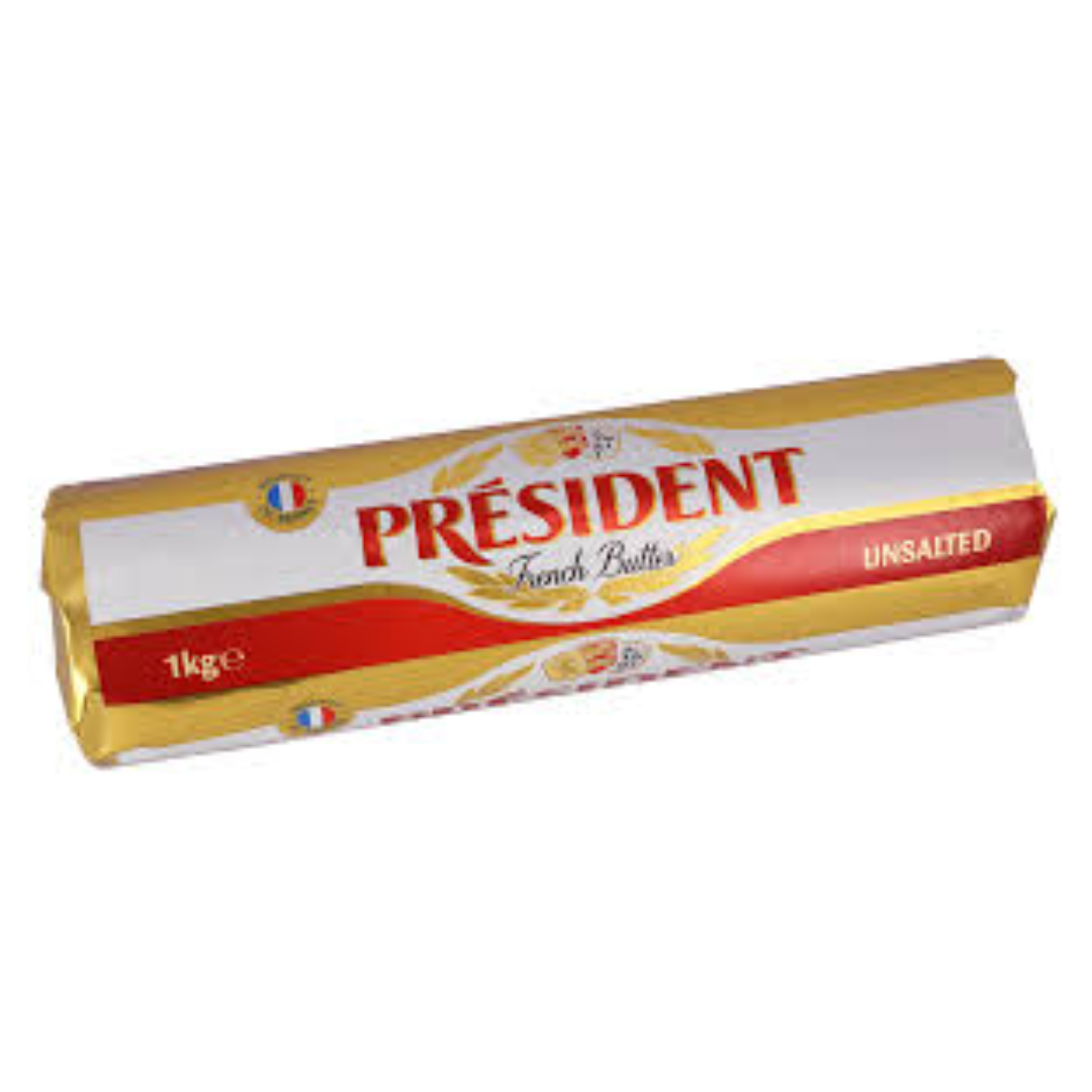 President Unsalted Butter 1kg Premium Dairy VN