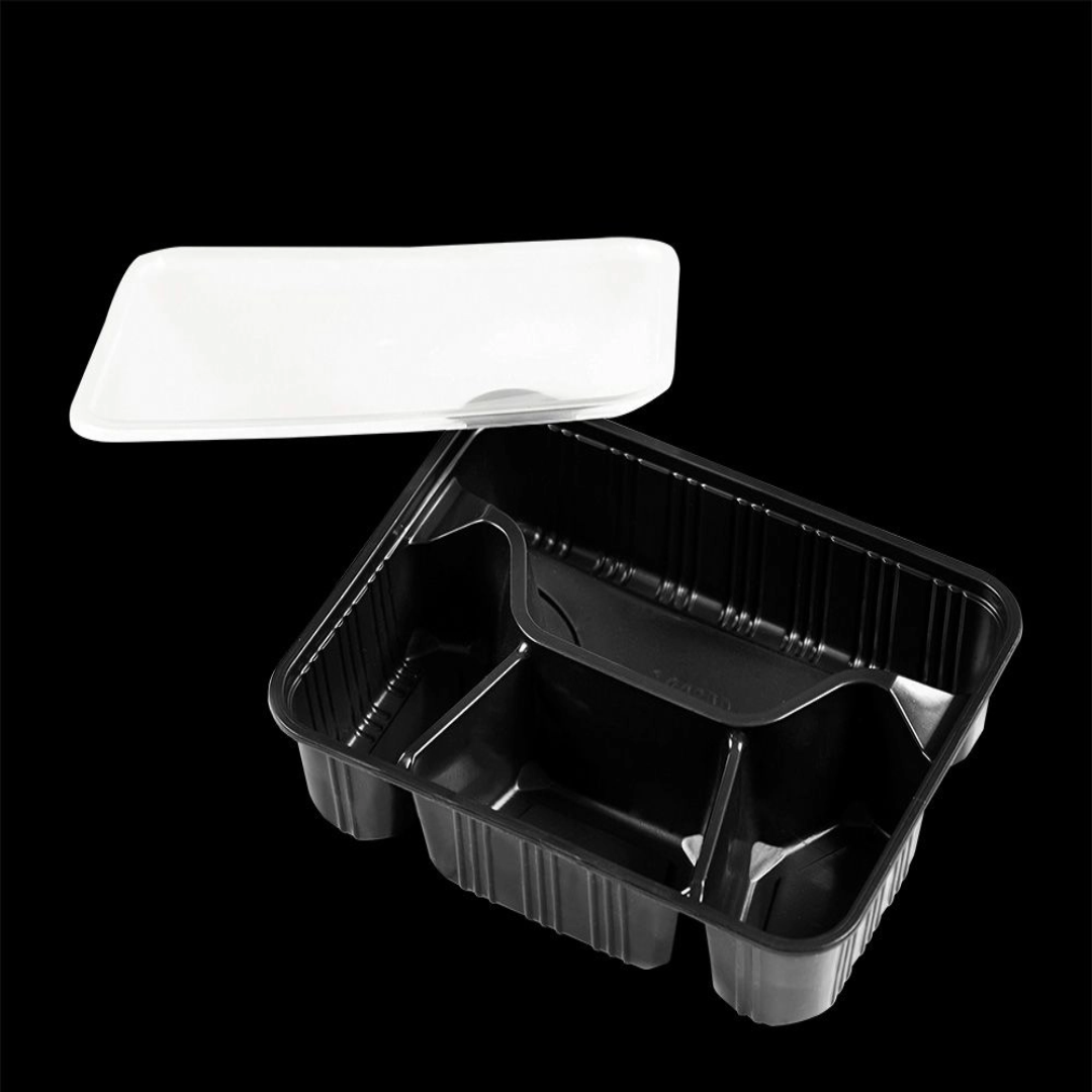 Reusable Plastic Containers N1400-4 Black Malaysia