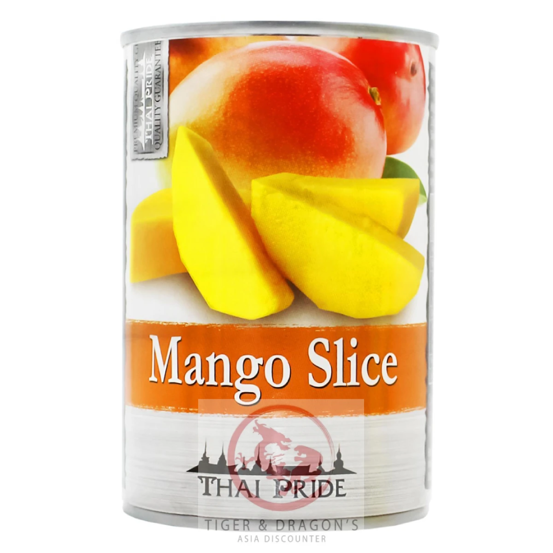 Thai Pride Mango Slices Canned Fruit 425g Sweet Tropical Ready to Eat Dessert Quality