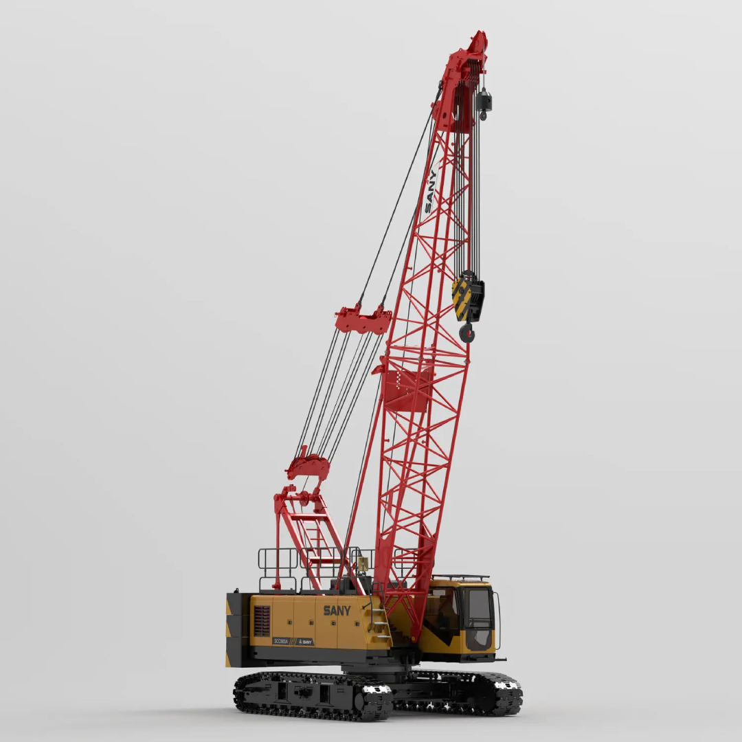 Lattice Boom Crawler Crane Built for Large Scale Projects