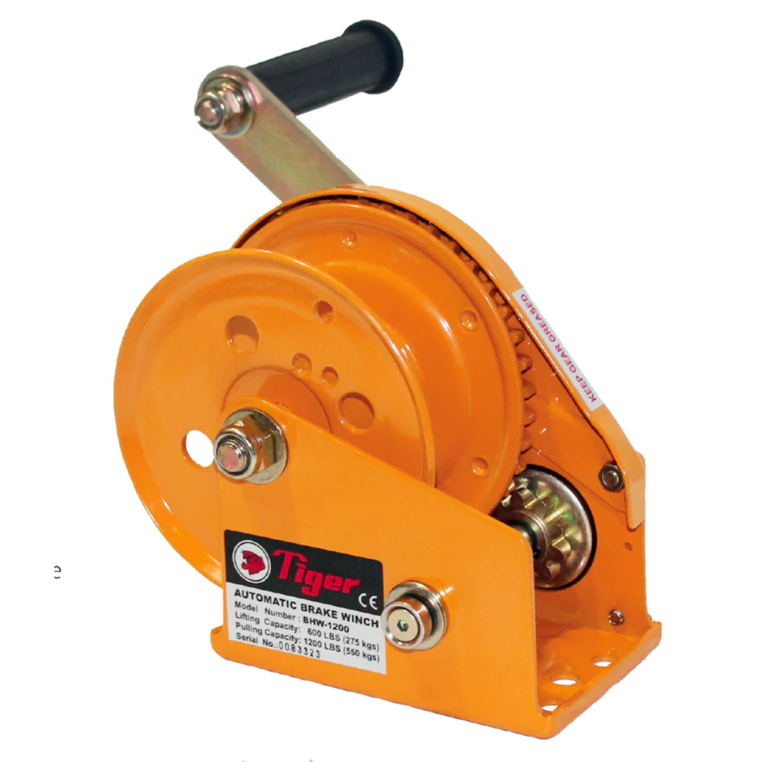 Tiger Brake Manual Winch Designed for Reliable Load Holding