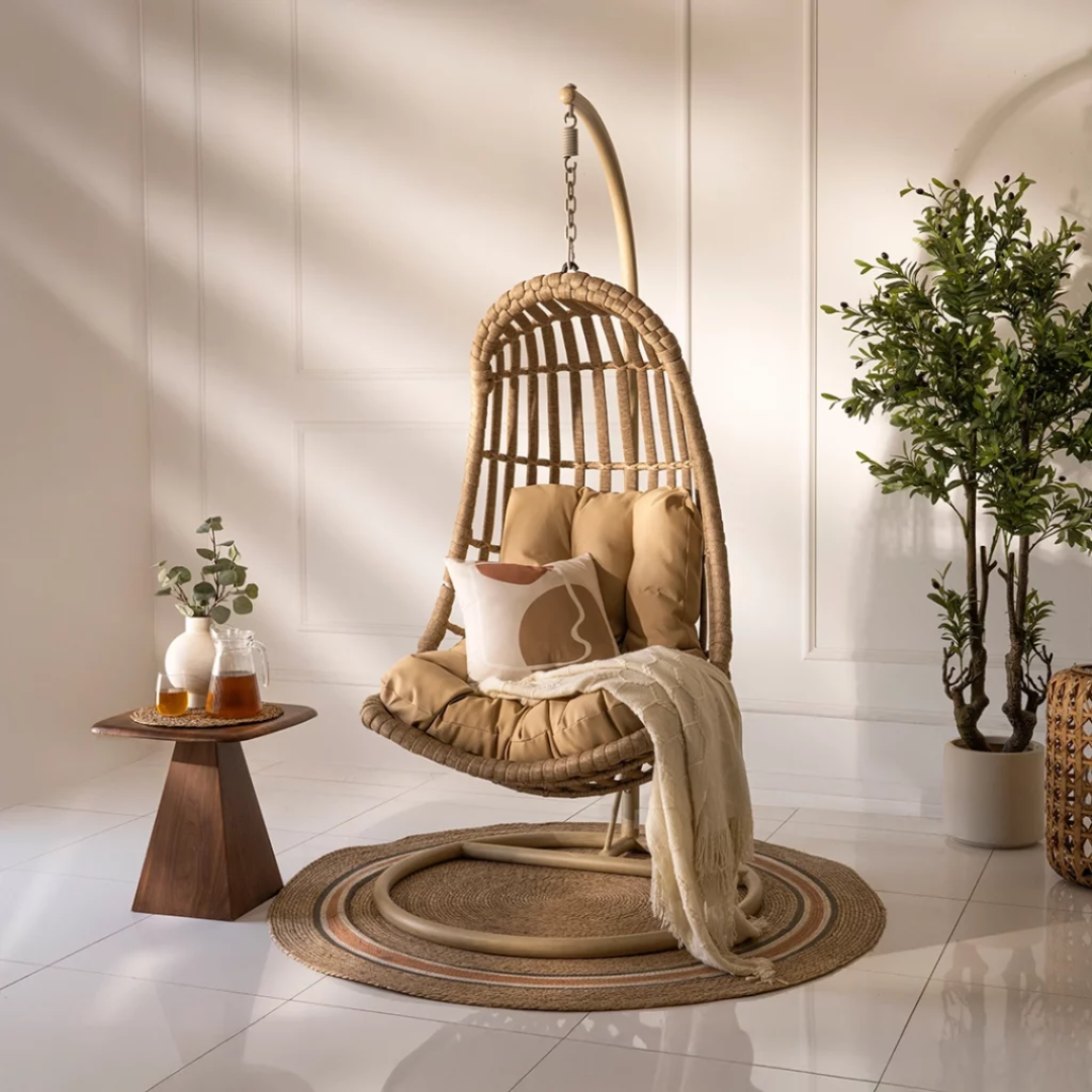 Bernice Swinging Chair for Stylish Relaxation and Home Comfort