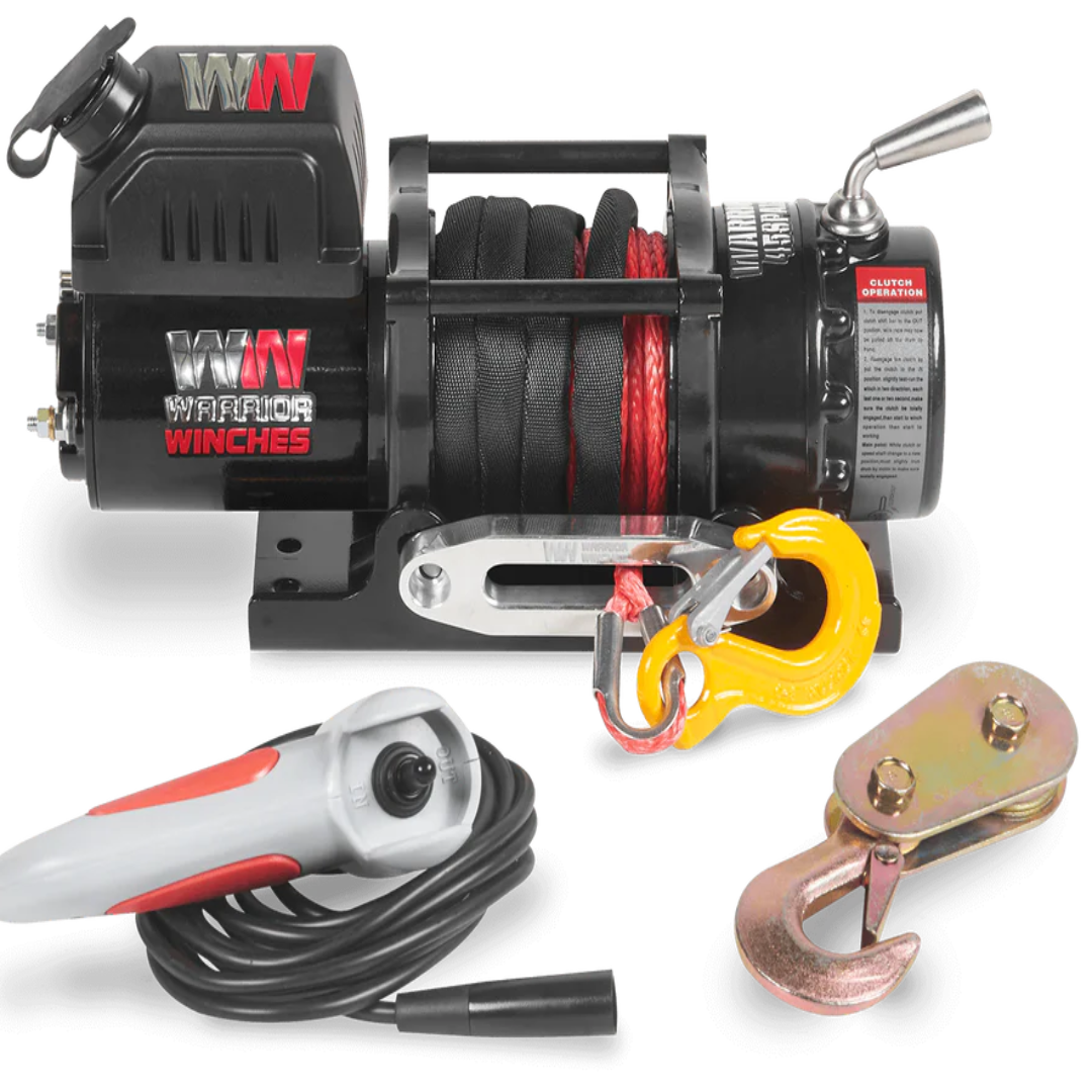 Warrior Ninja 4500lb Electric Winch for Powerful Pulling Jobs