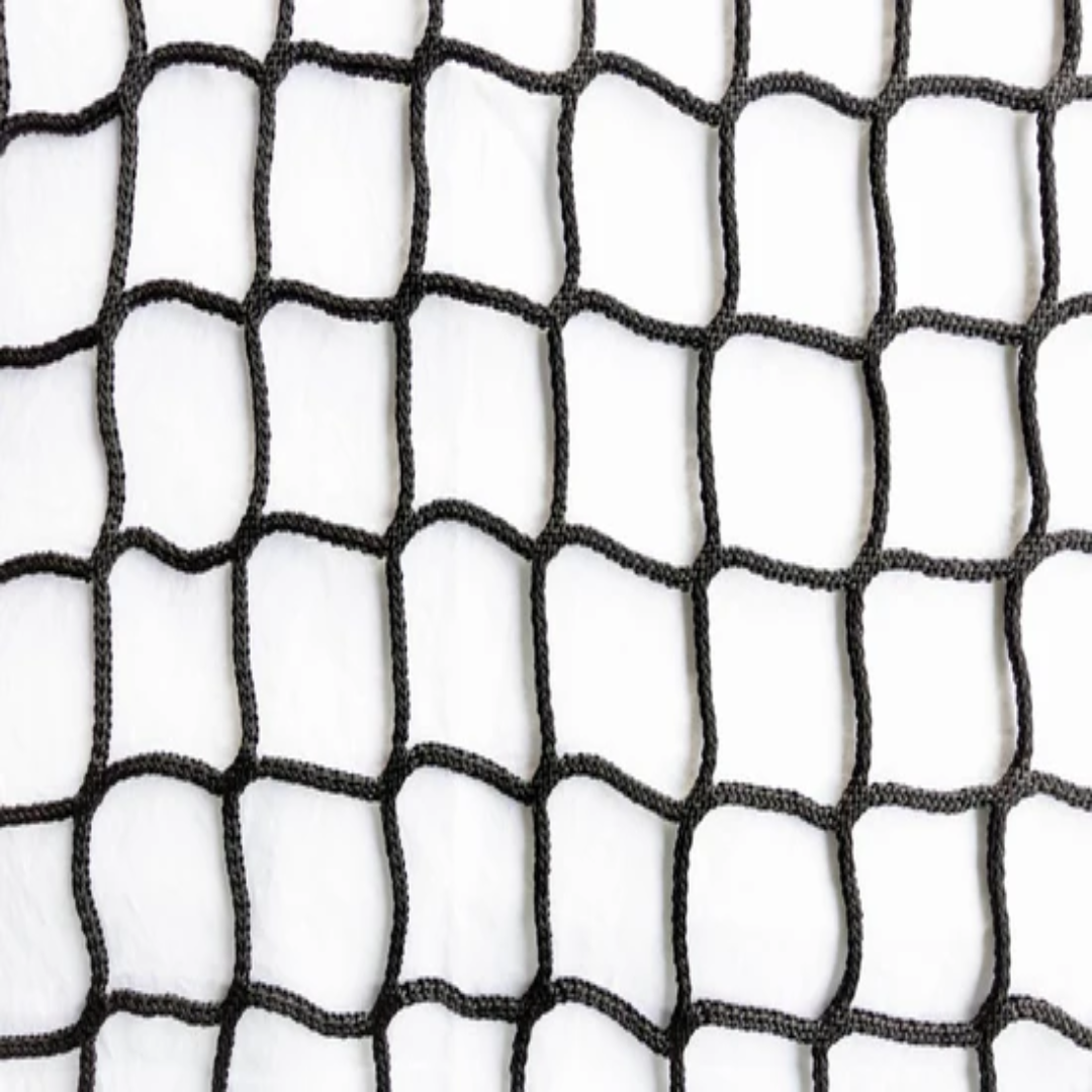 Black 45mm Mesh Cargo Net for Heavy Transport Safety