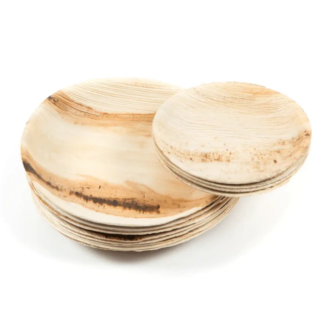 Palm Leaf 10" Round Plate – UK Biodegradable Tableware