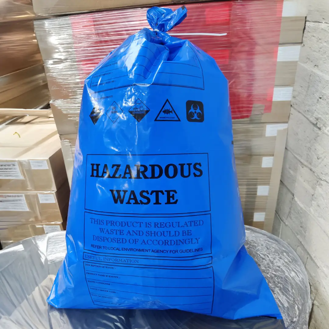 Extra Large Hazardous Waste Bags Box – Industrial Disposal UK Supplier