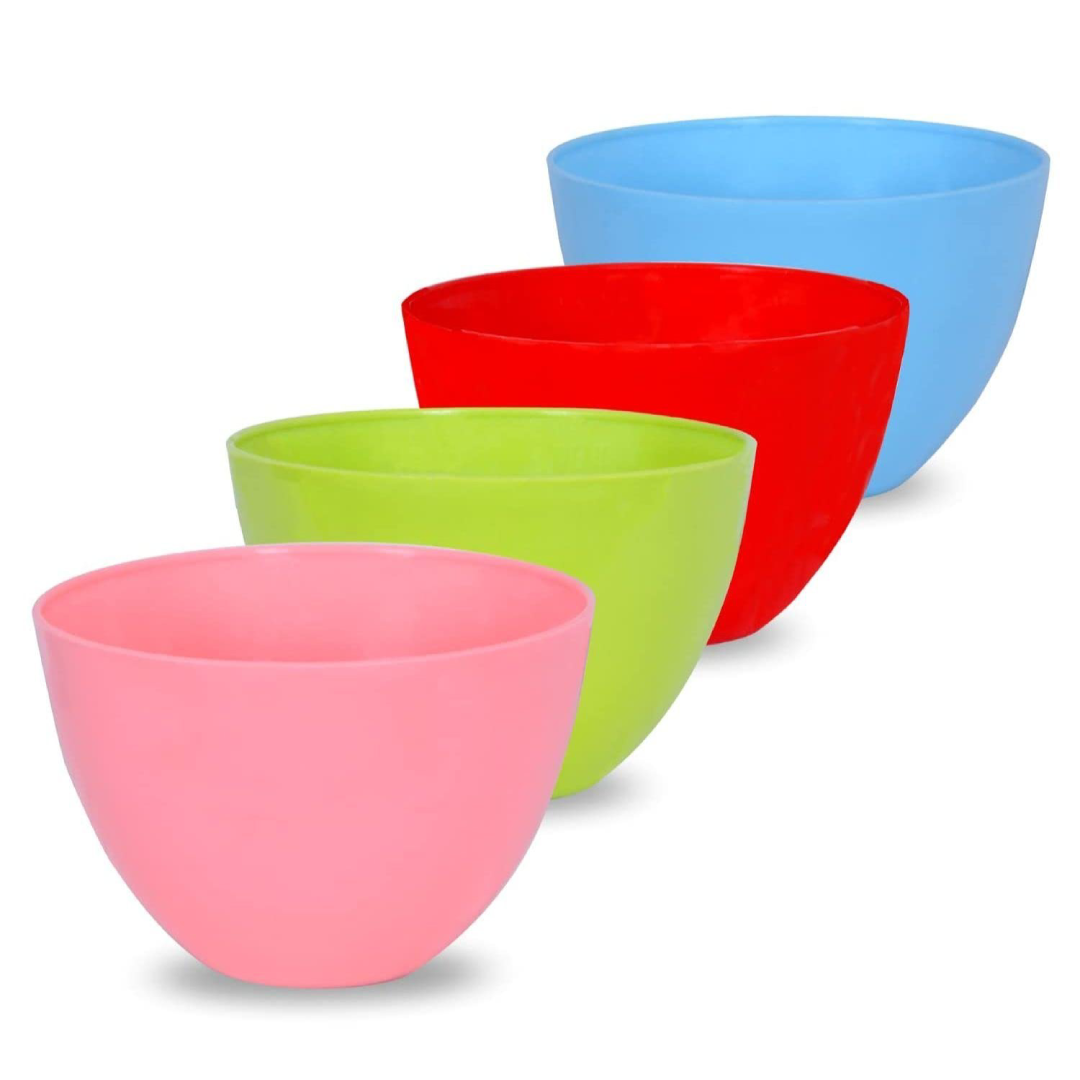 Plastic Bowls Set Lightweight Durable Multipurpose Kitchen Storage and Serving Solution