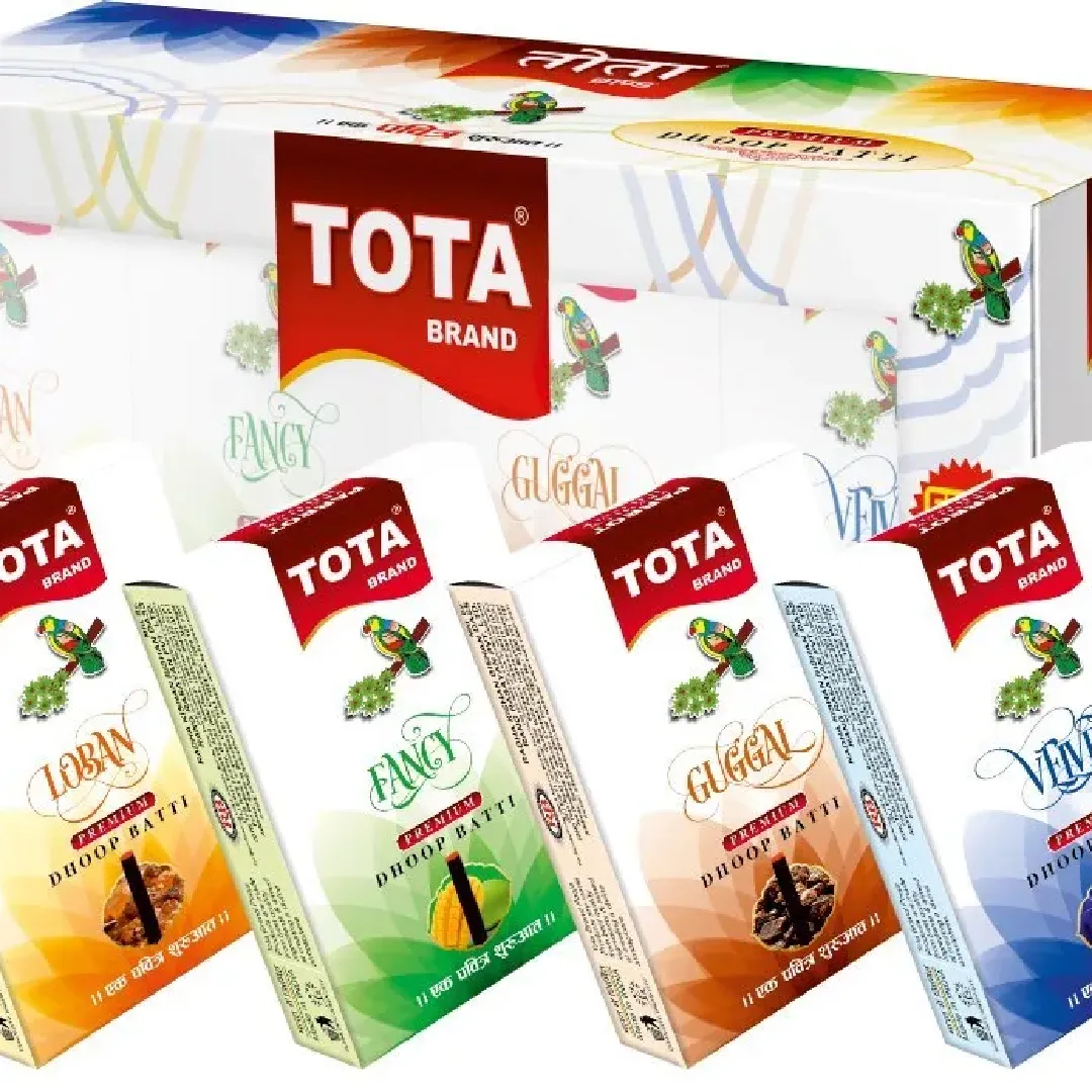 Tota Dhoop Batti - 20 Sticks for Long-Lasting Fragrance
