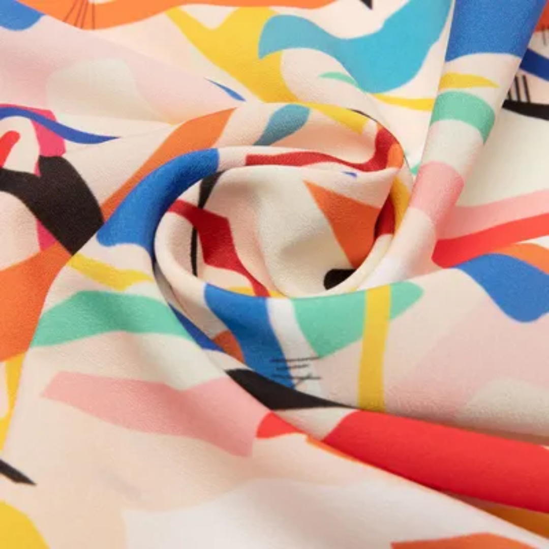 Floral Print Rayon Digital Fabric UAE Supplier