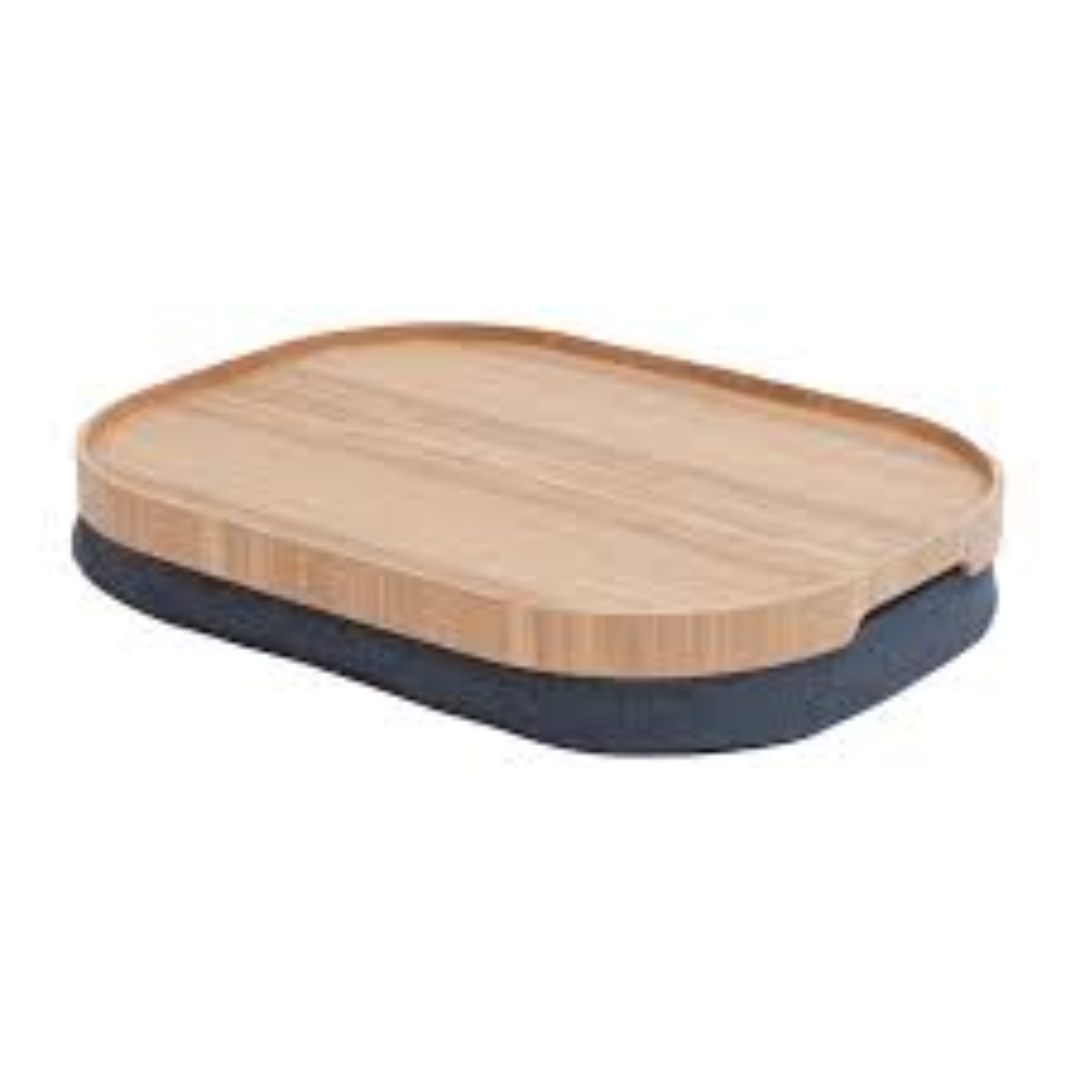 Wooden Trays for Serving Breakfast Snacks Tea Coffee Durable Decorative Home Kitchen Accessory