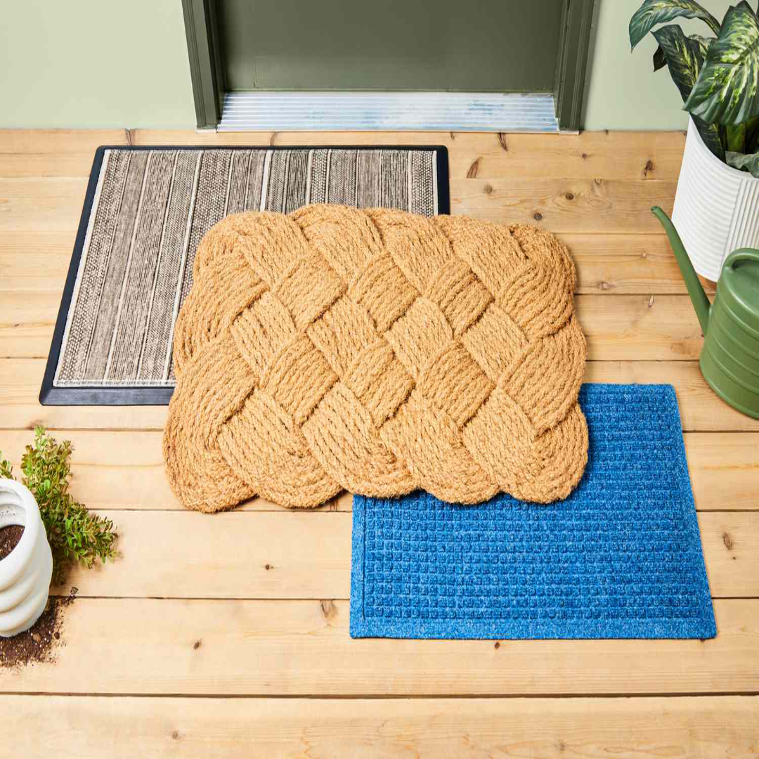 Durable Doormats Non Slip Dust Trapping Entrance Mats for Home Office Indoor and Outdoor Use