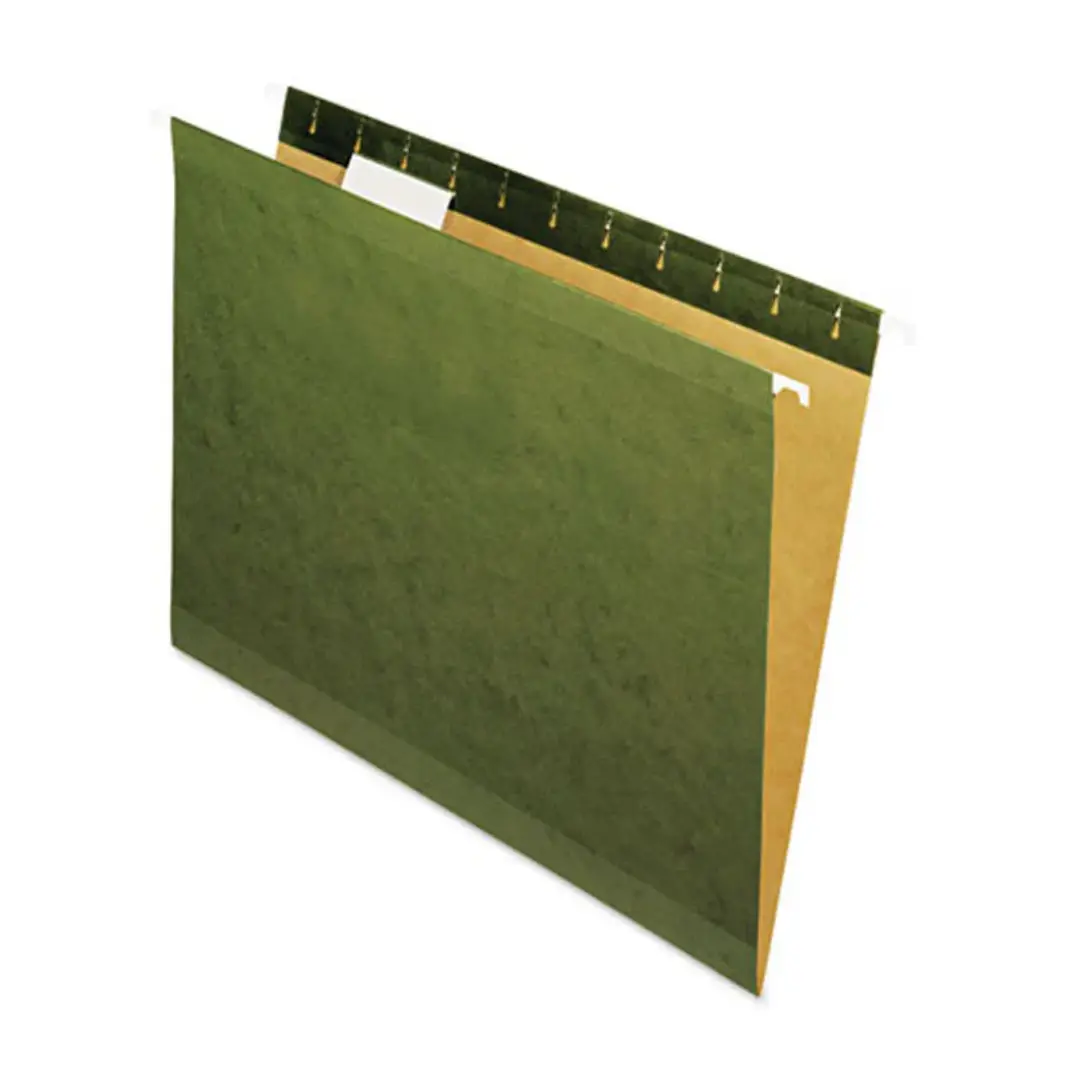 Recycled Hanging File Folders Box of 25 USA Office Use