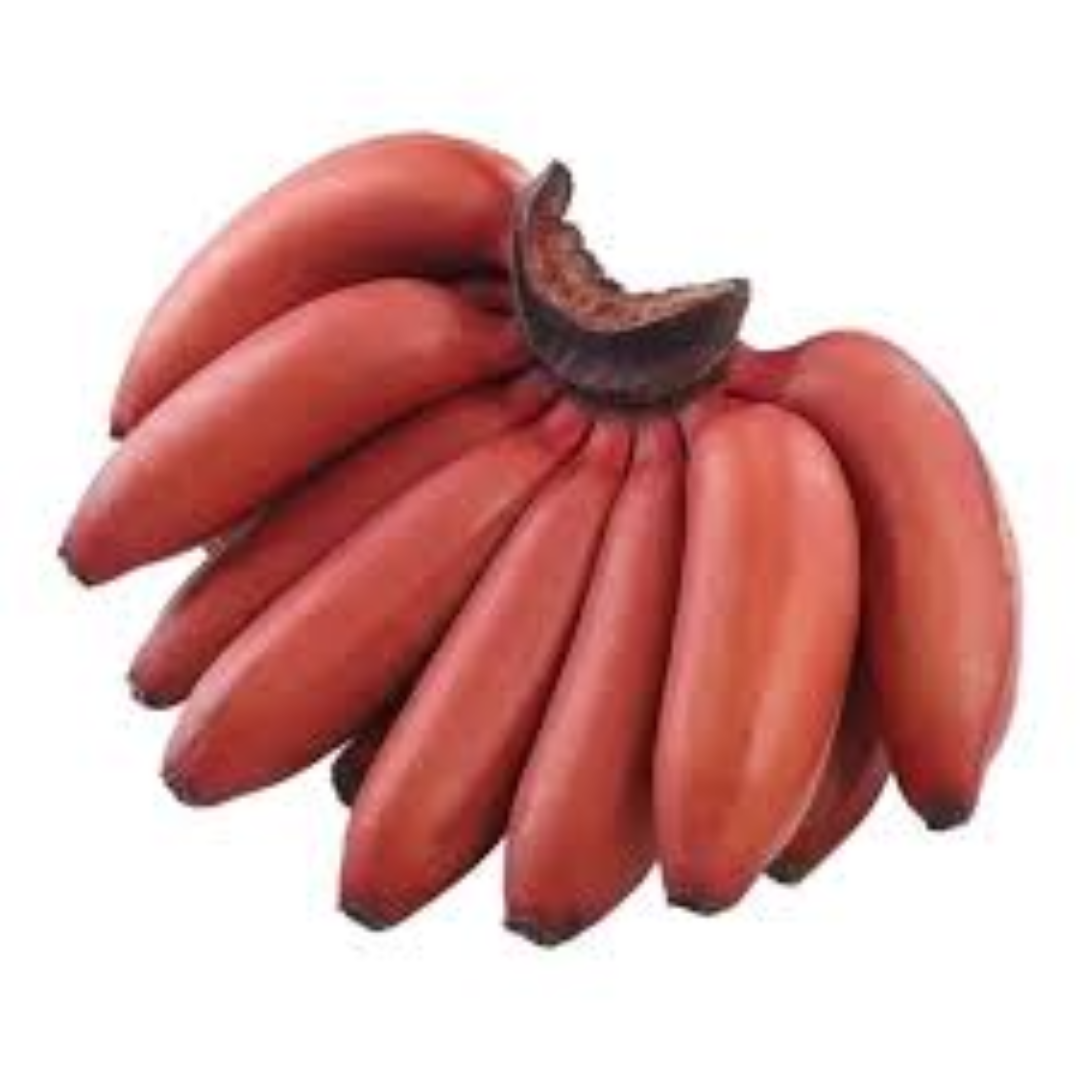 Red Banana Fresh Exotic Tropical Fruit High Nutrient Sweet Taste Premium Quality for Export
