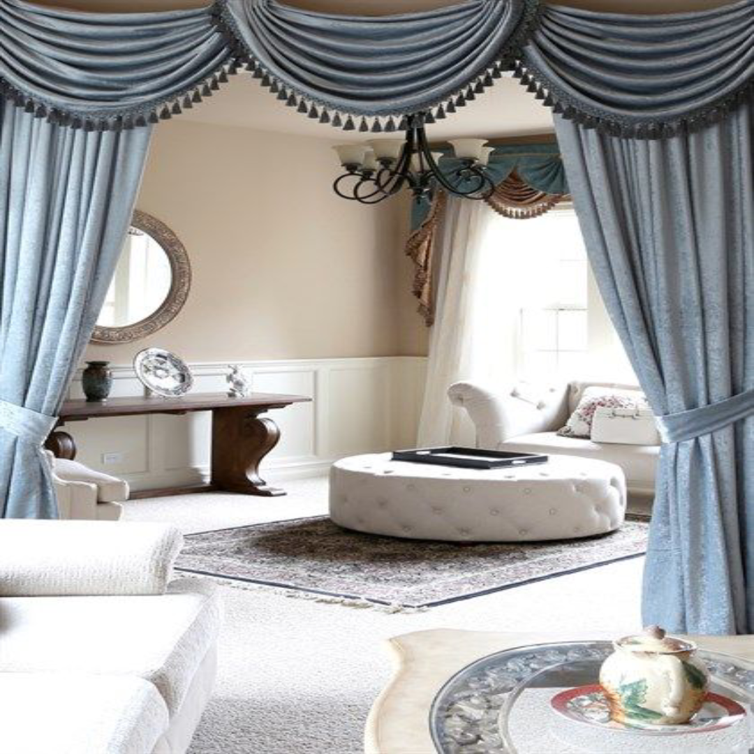 Swag Curtains Crafted to Enhance Interior Design Appeal
