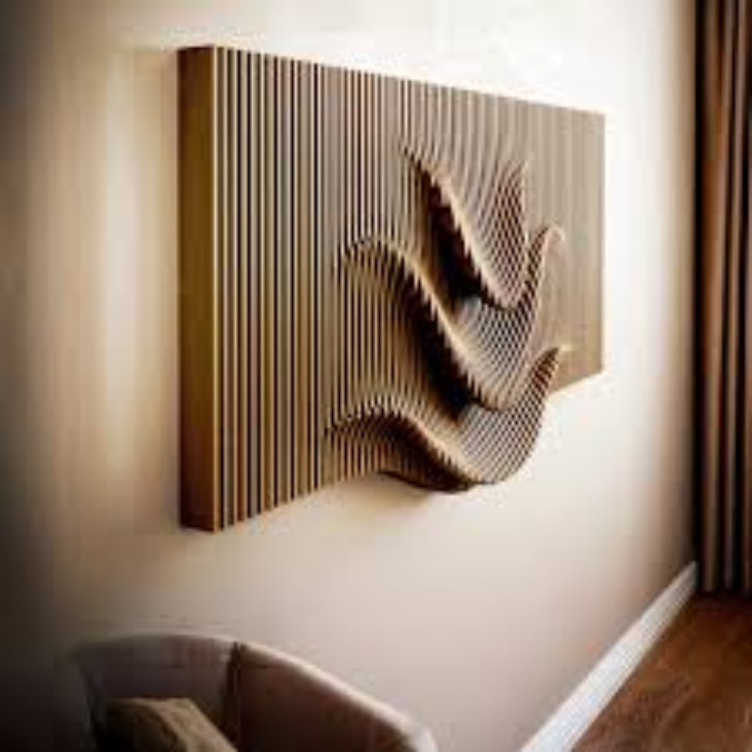 Handcrafted Wooden Wall Sculptures for Modern Homes