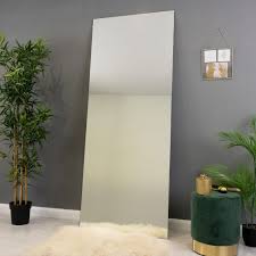 Frameless Mirrors Sleek Minimal Design Perfect for Modern Bathrooms Bedrooms and Living Spaces