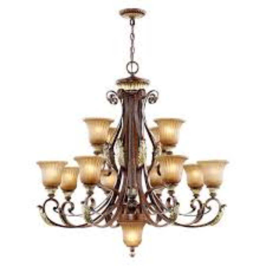 Traditional Chandeliers Classic Crystal Ceiling Light Fixture Elegant Dining Room and Hall Decor