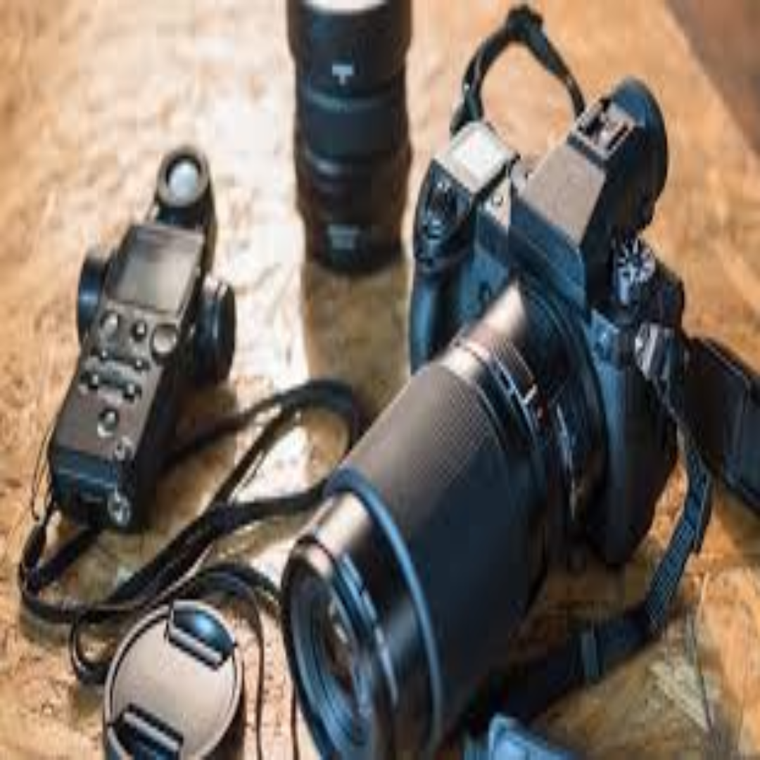 Professional Camera and Video Equipment for Photography Filmmaking and Content Creation Setup