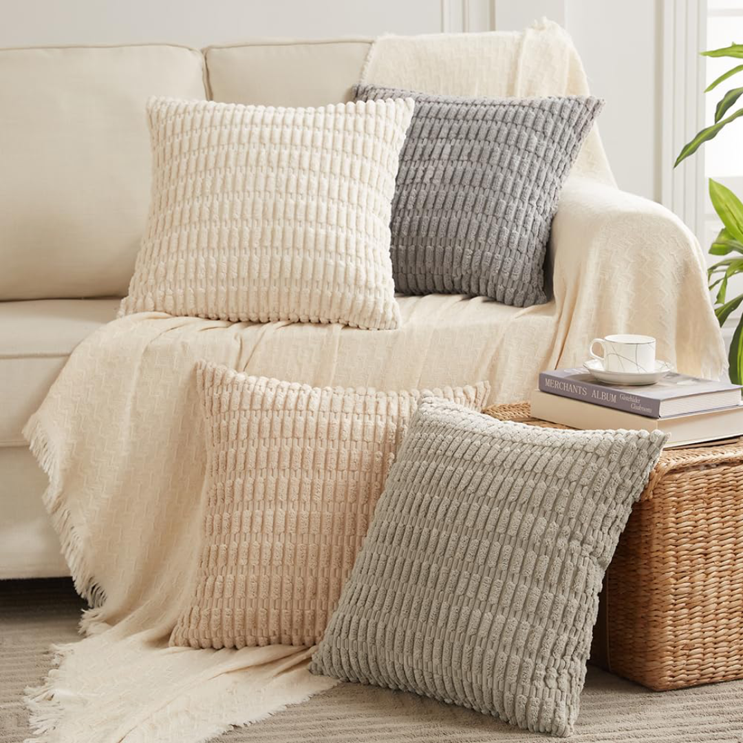 Throw Pillows Adding Soft Texture and Trendy Living Room Flair