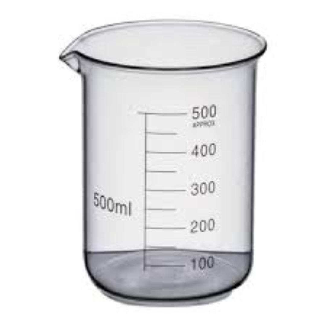 Glass Beakers For Laboratory Measurements