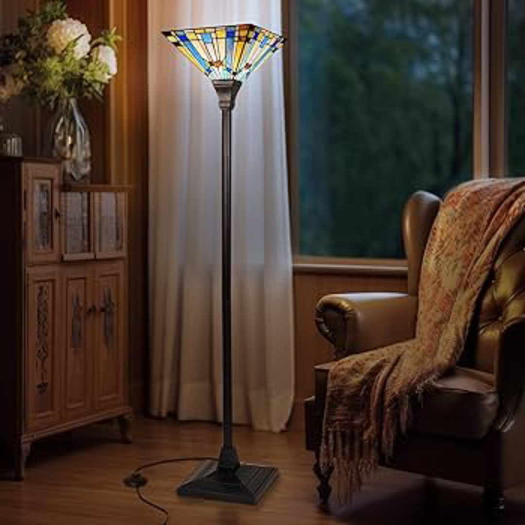 Torchiere Floor Lamps for Living Room Tall Modern Ambient Lighting Energy Efficient Design