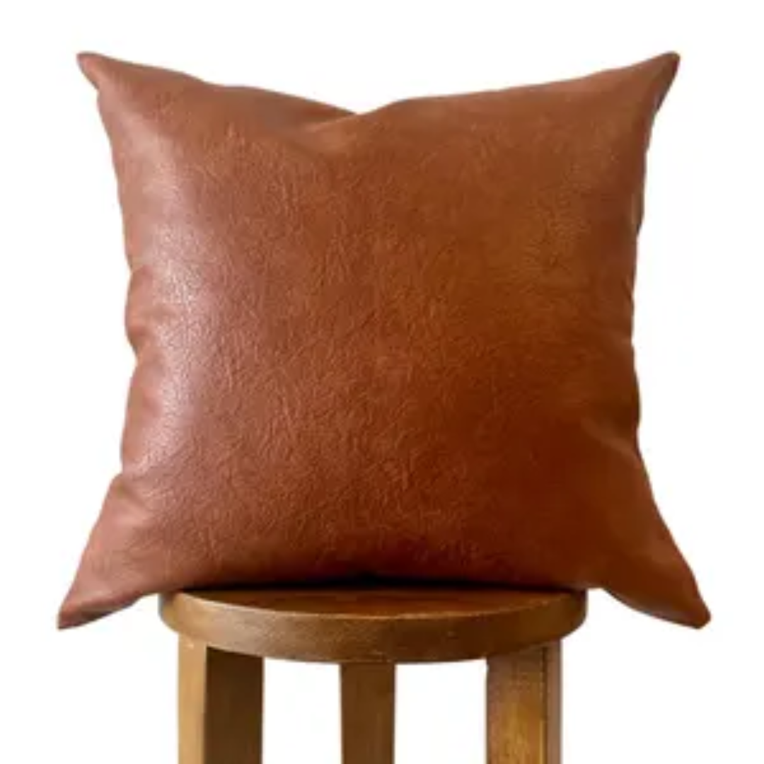 Decorative Leather Throw Pillows For Sofas