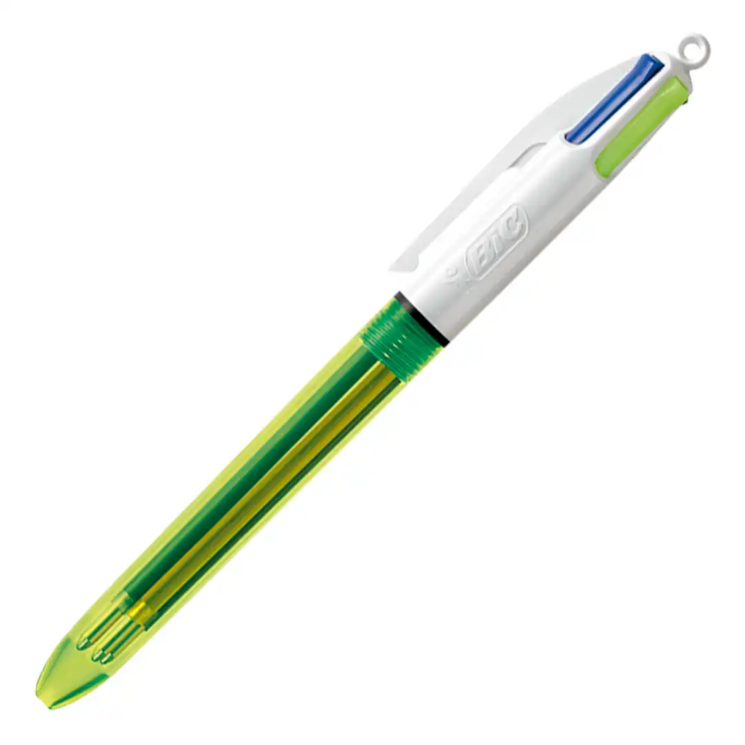 Bic 4 Colours Fluo Pen Multi-Ink Ballpoint UK