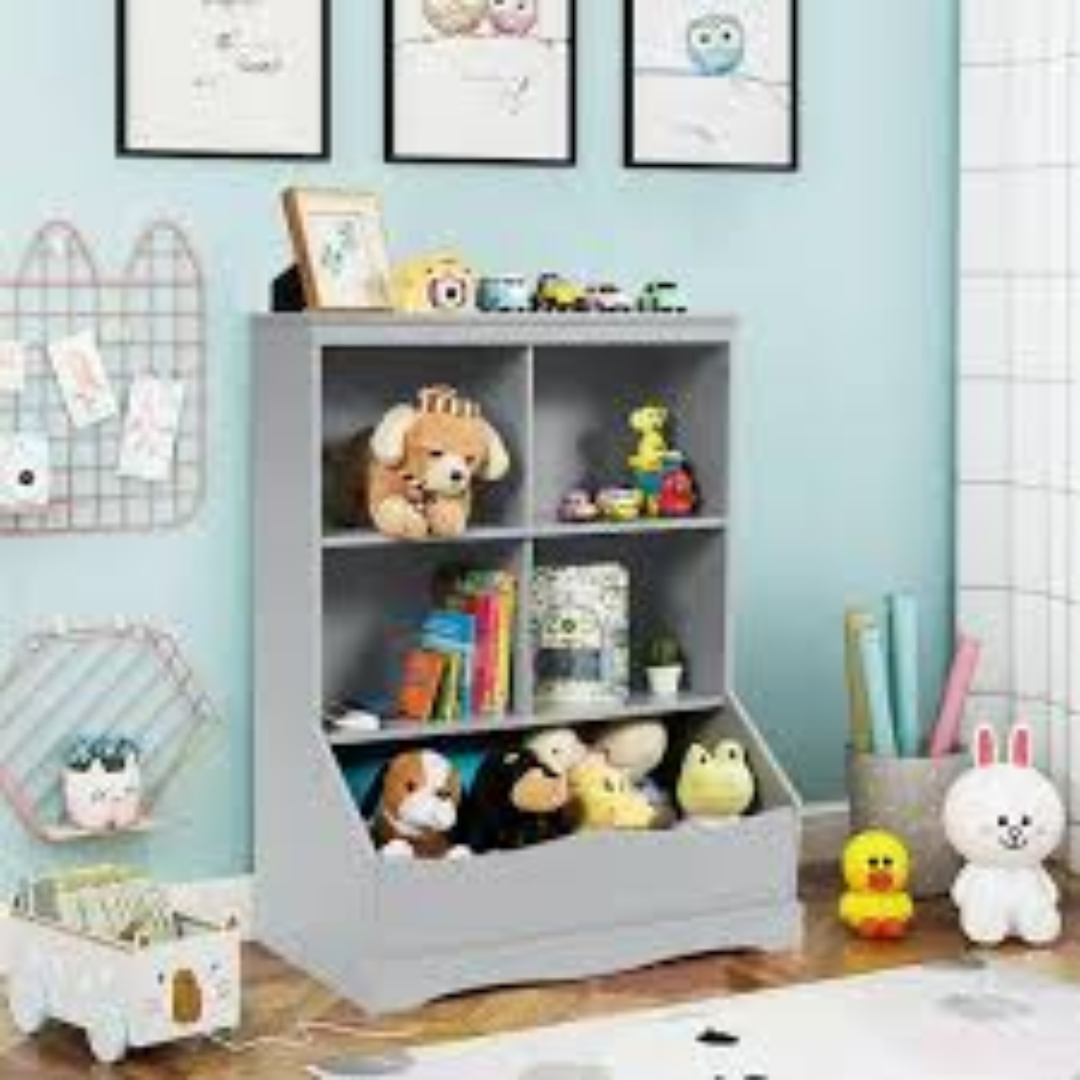 Modern Book Storage Shelf Unit Space Saving Design for Home Office Study Room Organization