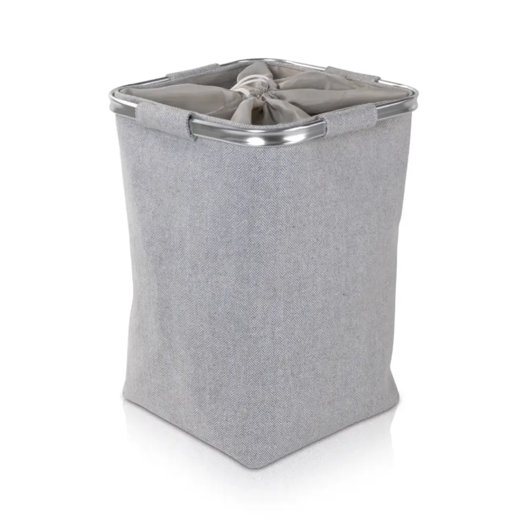 Tweed Laundry Basket – Woven Storage Bin with Handles | Malaysia Storage Supplier