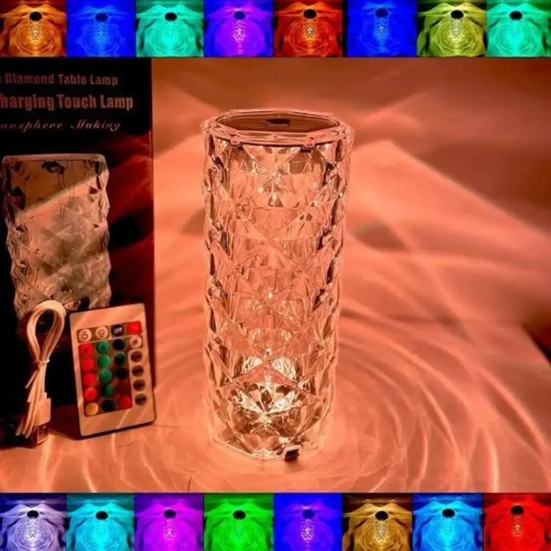 LED Table Lamps Diamond Lamp with Multicolor Light & Sensor Touch Wholesale Supplier